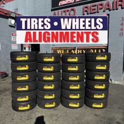 215-60-16 Tires 350$ Installed Get Free Alignment