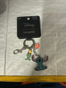 Disney Loungefly Lilo And Stitch Keychain New