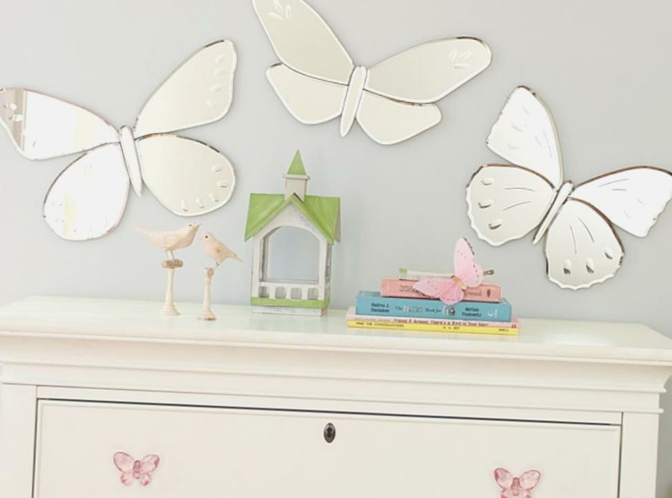3D Butterfly Mirrors