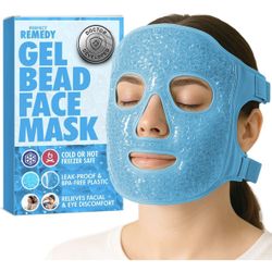 Y330-Perfect Remedy Face Ice Pack, Reusable Hot & Cold Ice Face Mask