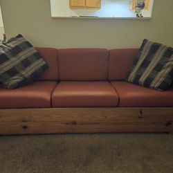 Sturdy Wooden Couch 