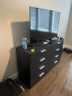 Black Dresser - 8 drawers