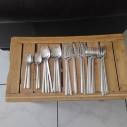 Set Of Vintage Silver Ware 