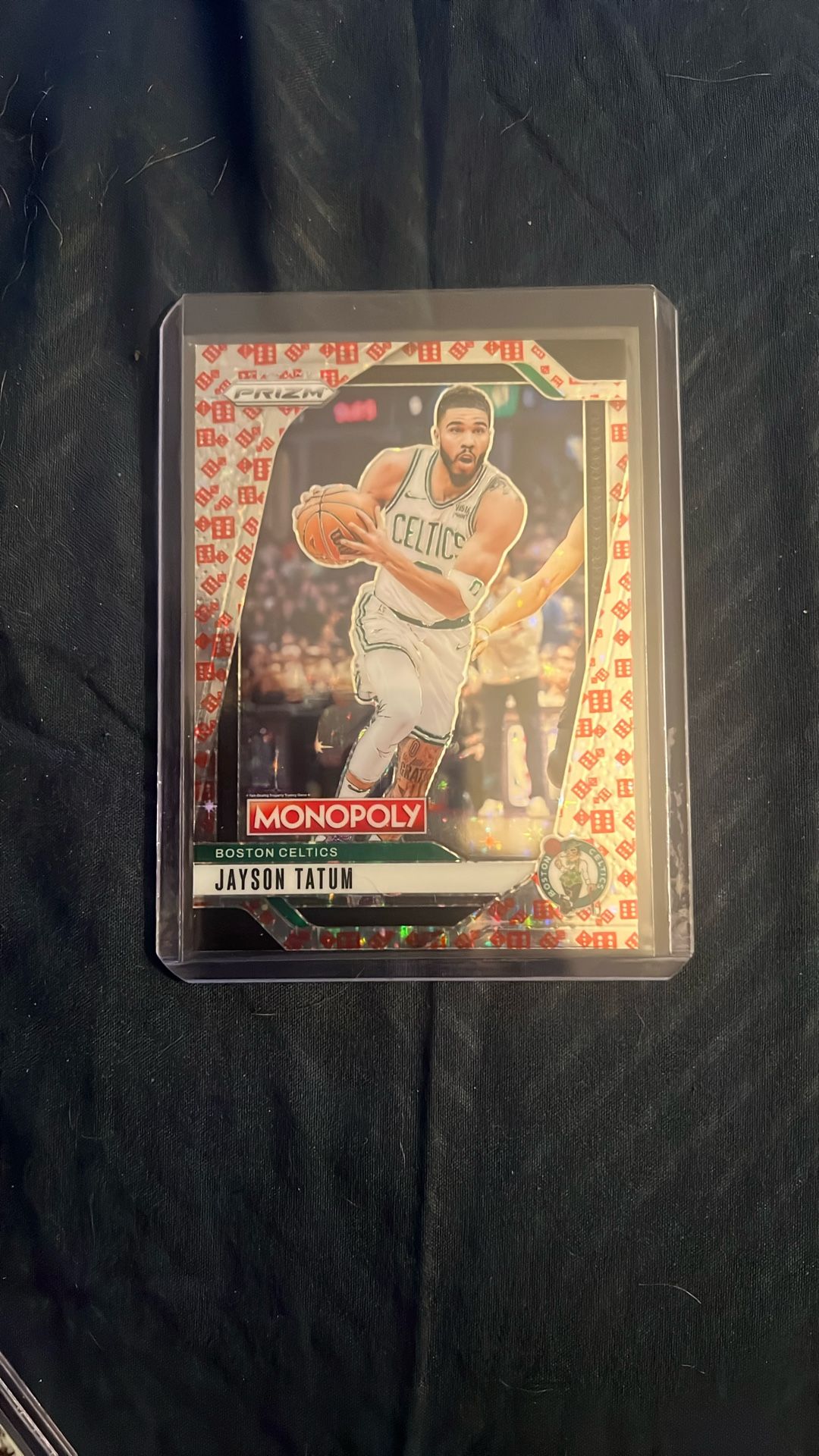 2024-25 Panini Prizm Monopoly - Monopoly Red Dice Prizm #7 Jayson Tatum