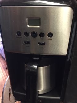 New coffee maker
