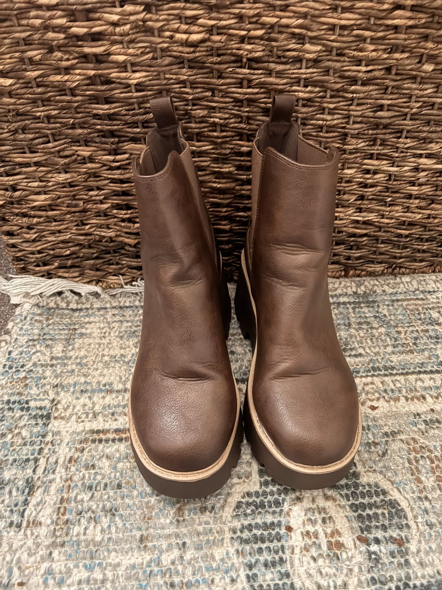 Dirty Laundry Brown Ankle  Boots 
