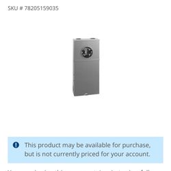 Eaton B-Line Series 127-TB Meter Socket (NEW)