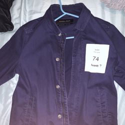 ZARA Blue Jean Jacket 