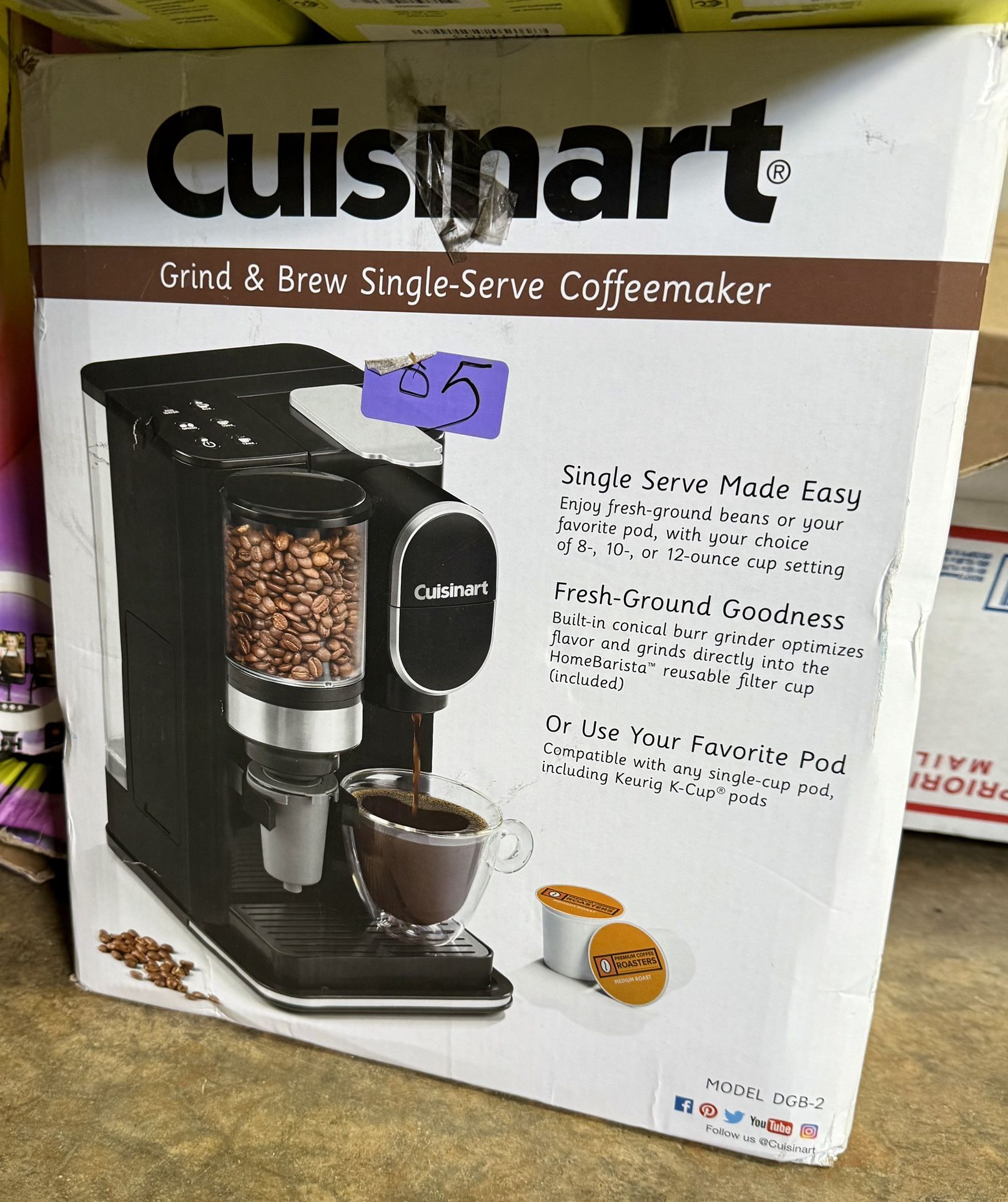 Cuisinart Grind And Brew Single