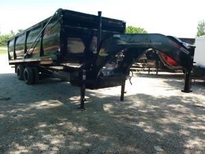 Horizon 8 x 20 Gooseneck High Side Dump Trailer 25.9k