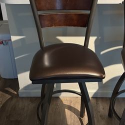 2 Swivel Barstools - $40 for the Pair