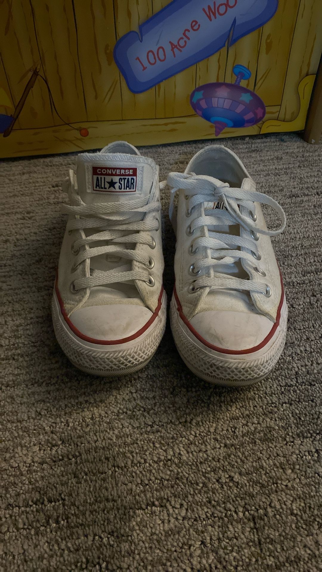 White Low Top Converse