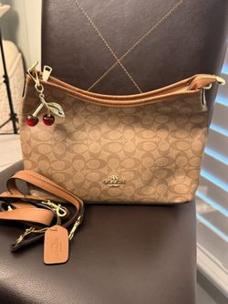 Brown Coach Signature Bag 