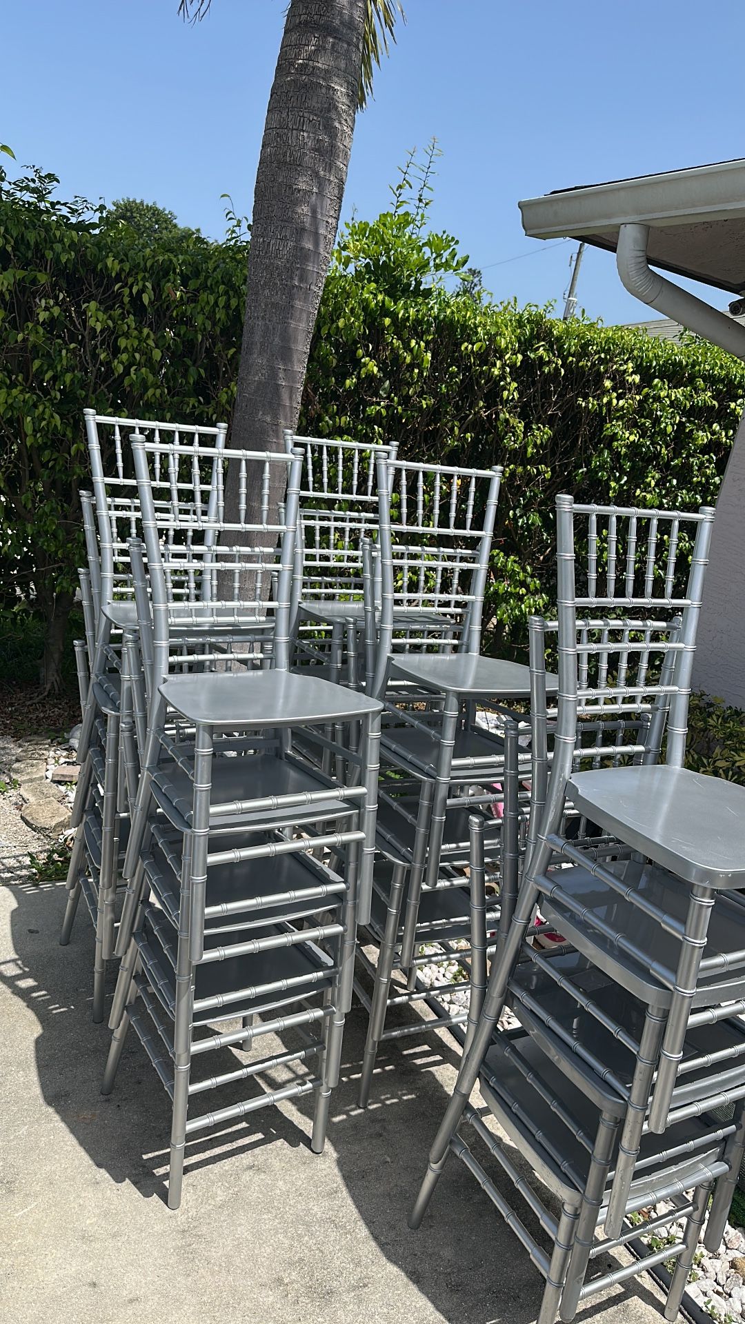 Silver Chivalry Chair