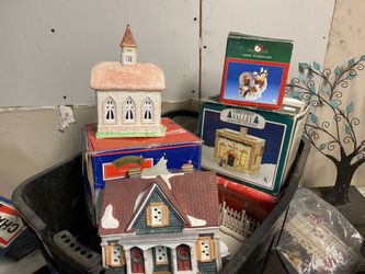 Christmas porcelain house