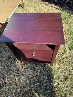Nightstand/File Cabinet For Sale