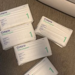 Coterie Diapers (5 Packs), Size 1