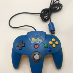 Nintendo 64 Controller Pikachu POKEMON N64 Blue Yellow NUS-005 Limited TESTED,i only ship  item