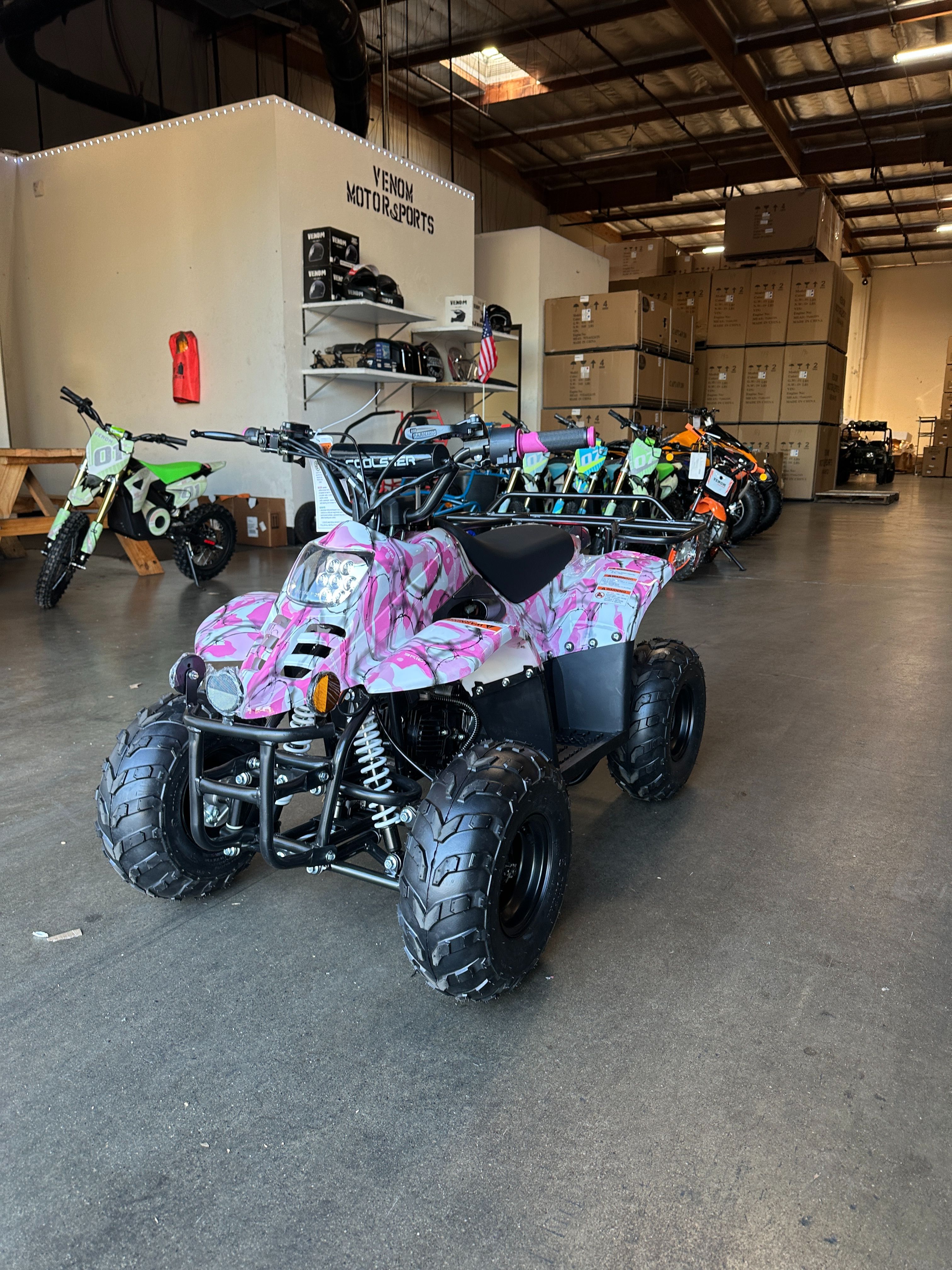 Moccasin 110cc Fully Automatic ATV/4 Wheeler for Kids