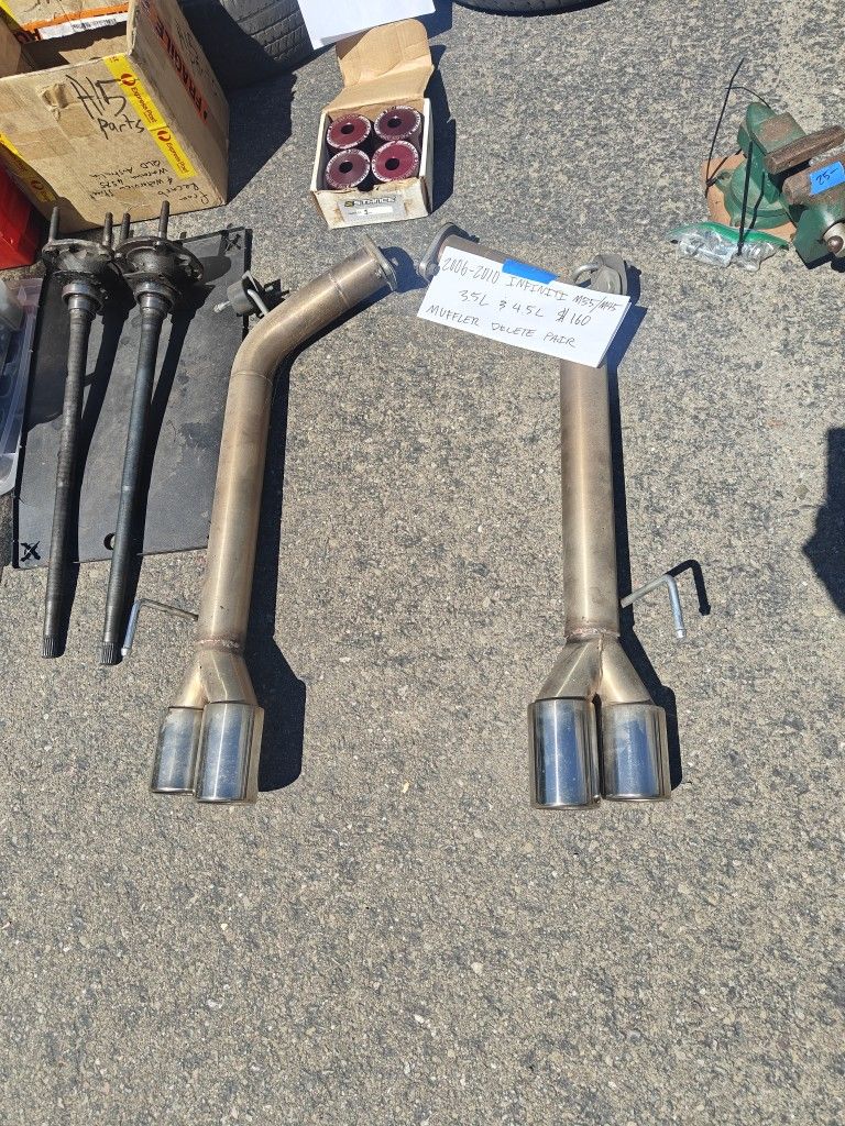 M35 M45 Muffler Delete Exhaust For Infiniti