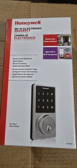 Honeywell Electric Wifi Smart Lock Deadbolt W Touchscreen 