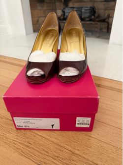 JCREW peep toe heels