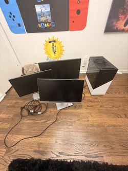 Gaming PC and Monitors