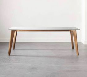 CB2 Harper Brass + Glass Dining Table — 78” — $500