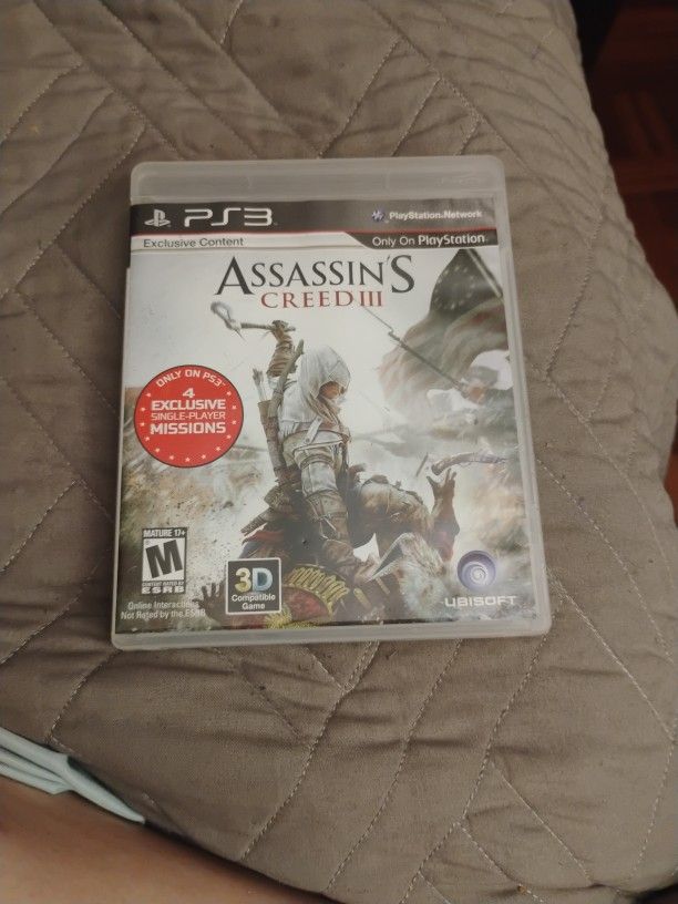 Assassin's Creed III PS3 Game