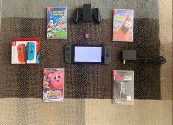 🔥 Nintendo Switch Bundle - 5 Games, Extra Joy-Cons & Accessories