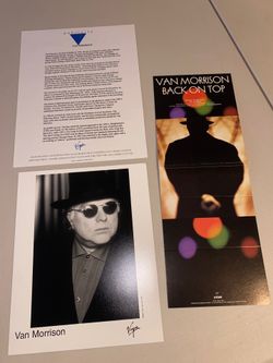 Van Morrison Press Photo 8x10 & Card Set