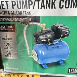 1/2 HP Shallow Well Jet Pump with 6 gal. Tank