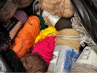 Bag with every color yarn