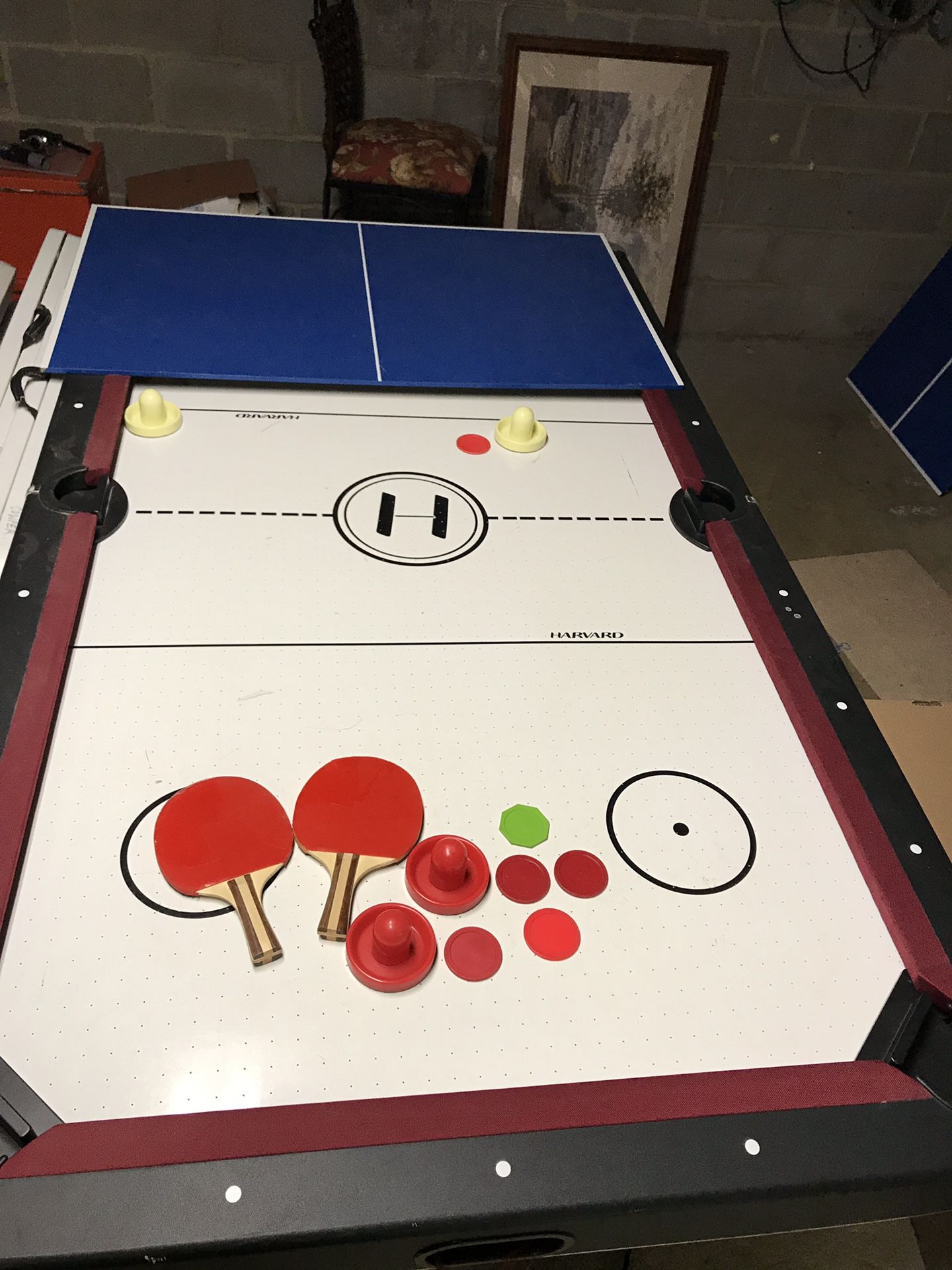 Air hockey Ping pong game table