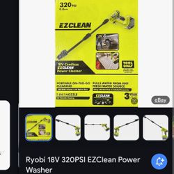 Ryobo Ez Clean Pressure Washer