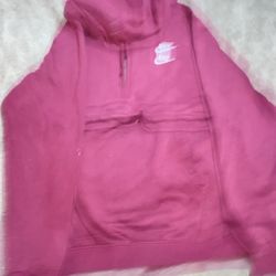 Quarter Zip Burgundy Nike Sweater 