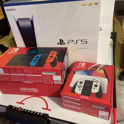Ps5  And Nintendo Switch 