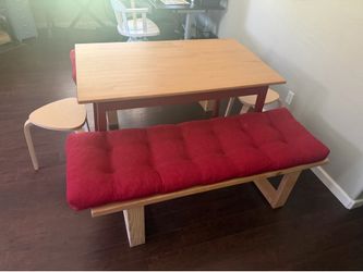 IKEA table with benches
