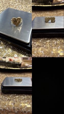 BUNDLE of Real 14k Gold Nugget Rings