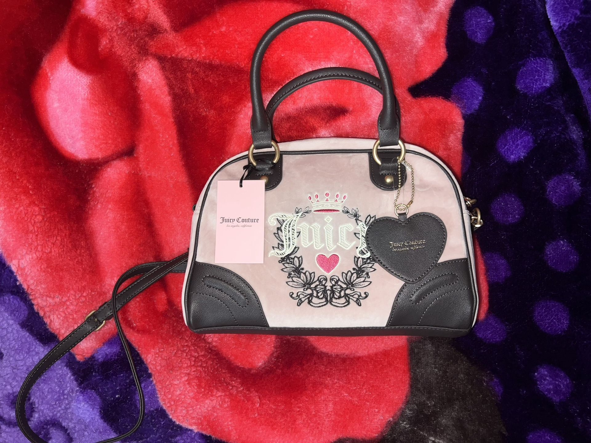 Juicy Couture Heritage Bowler Bag (Pink)