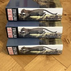 3 Vintage Wildlife Fact File Binders 