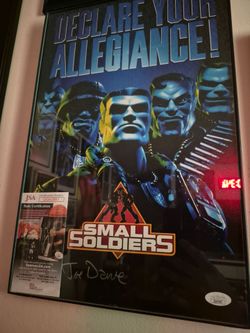 Small Soldiers Signed Framed Movie Poster JSA Certified