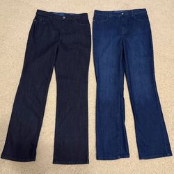 2 Pair Brand New Gloria Vanderbilt Jeans (Size 10) - $25.00 Each