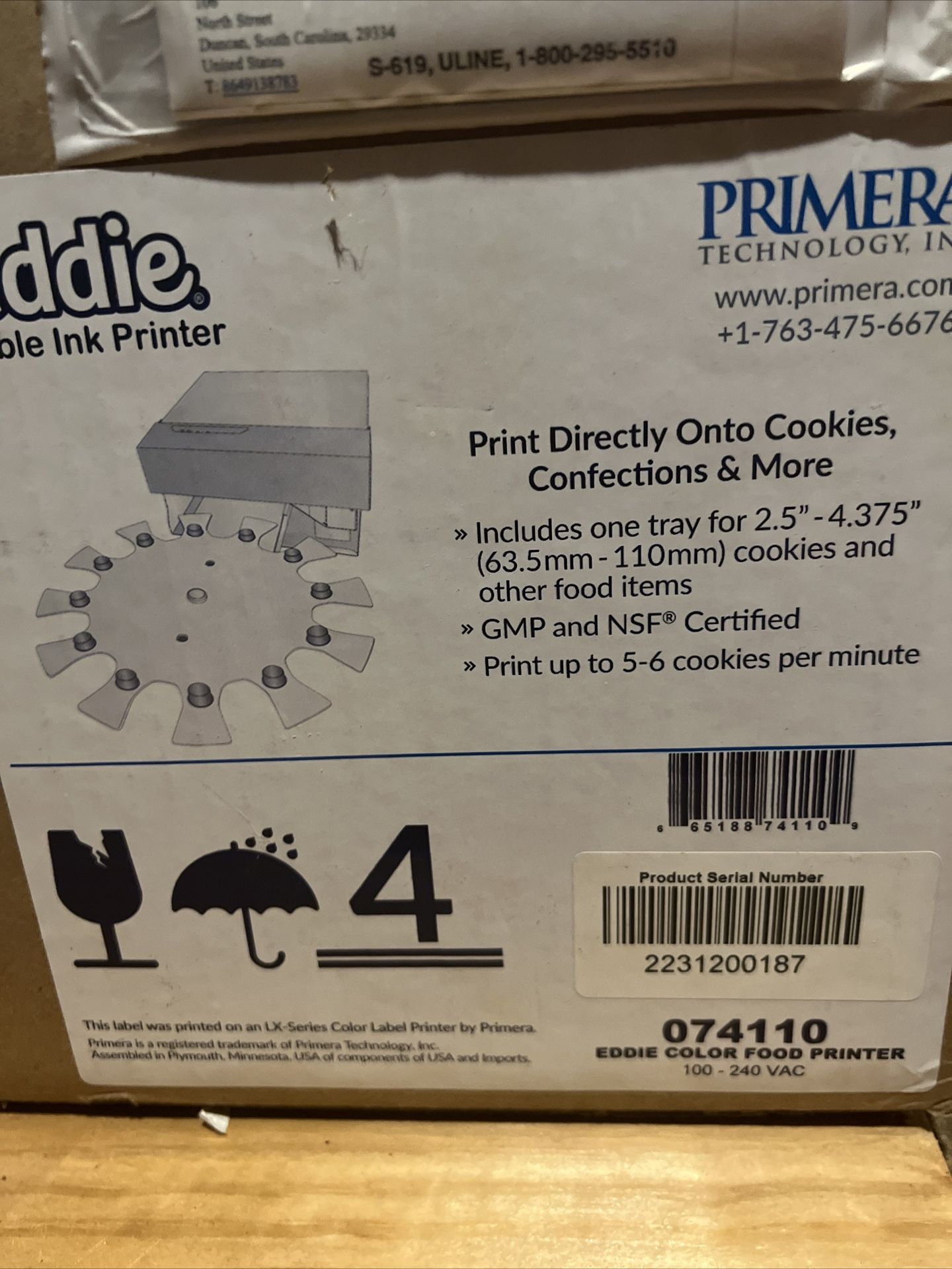 Eddie Edible Ink Printer