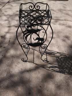 Elephant metal Decor plant stand