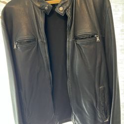 Express Leather Moto Jacket Large