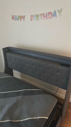TODAY ONLY! HEADBOARD & BED FRAME