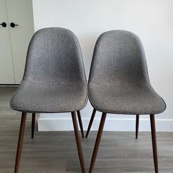 Modern Chairs (sold As Set Of 2)
