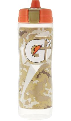 BRAND NEW Gatorade Gx Plastic Bottle For Sports, Digi Camo
