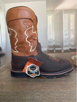 Hoss Showdown 92042 Composite Toe Boots size 9